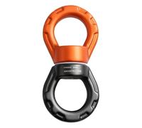 Schwenkwirbel - Aluminiumlegierung, robuster Drehverbinder, 360°-Smooth-Spin-Design | Hochfestes, tragendes Sicherheitsrotationssystem, Drehhaken für Hängematten, Schaukeln, Aerial Yoga, Trapez