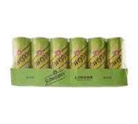 Schweppes Bibita Analcolica Gassata, Limone - 24 Confezioni da 330 ml