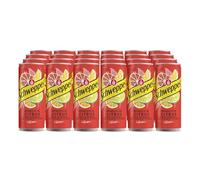 Schweppes Citrus Refresco Cítrico Bajo en Calorías, Bebida Refrescante - Lata, Pack 24 x 33 cl