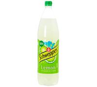 Schweppes Refresco de limón con 4 limones, botella de 1,5 l