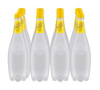 Schweppes Tónica Original, Bebida Refrescante - Botella PET 1L - Pack de 12