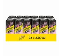 Schweppes Tónica Pink Zero con sabor a Grosella, Sin Azúcar ni Calorías - Lata, Pack 24 x 33 cl