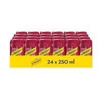 Schweppes Wild Berry sabor Frutos Rojos/Frutos Silvestres, Bajo en Calorías - Lata, Pack 24 x 25 cl