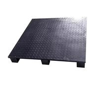 SchwerlastStahlpalette für - Stapelbare Metallpaletten für die Larhaltung Tragfähigkeit 1500 kg Größe 100 x 120 cm Industrielösung