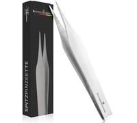 Schwertkrone Pinzas puntiagudas de acero inoxidable, pinzas para astillas y garrapatas