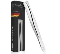Schwertkrone Profi Solingen - Pinzas para depilar cejas (8 cm, rectas)