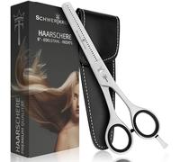 SCHWERTKRONE® Tijeras de modelado de acero inoxidable [HECHO EN ALEMANIA] - Tijeras de peluquería para modelar - Tijeras para entresacar - Tijeras de peluquero - Tijeras para cortar el cabello