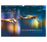 SCHWIMMGLÜCK (Wandkalender 2026 DIN A3 quer), CALVENDO Monatskalender: Tauchen Sie ein in Kerstin Kuntzes einzigartige Unterwasserkunst und spüren Sie das Glück im Moment.