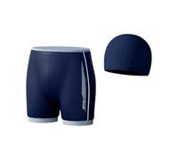 Schwimmhose Herren Eng Bademode Kurz Regular Fit Badeshorts-Herren Sexy Slim Fit Badehose Männer Sport Badeshorts Classic Sommer Schwim leichte Lustig Badehose Herren Swim Shorts Men Dark Blue 4XL