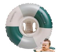 Schwimmring mit Sitz - Aufblasbarer Schwimmreifen für Kinder 1-5 Jahre (bis 25 kg) - Vintage Design Poolring mit vergrößertem Sicherheitsring - Retro Schwimmhilfe für Pool, & Meer - Ø 57cm