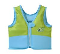 Schwimmweste Kleinkinder - Schwimmtraining Auftrieb Nylon Baumwolle 2-6 Jahre 290g | Schwimmhilfe Kinder Pool Zubehör Mädchen Rosa Grün 38x35cm | Wasserspiele Schnorcheln Sicherheit Vert
