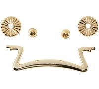 Schwinn 22825 - Asa para Mueble, hängegriff, zamak, Distancia Entre Ejes: 96 mm, Oro Brillante