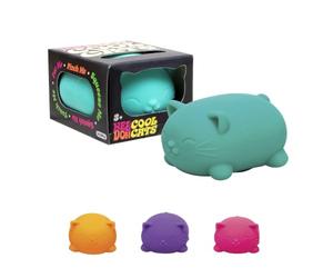 Schylling NeeDoh Cool Cats - Juguete sensorial para apretar - El Color Puede Variar - De 3 años a Adultos (Paquete de 1)