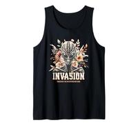 Sci Fi - Alien Flower Invasion Discover The Mysteries Beyond Camiseta sin Mangas