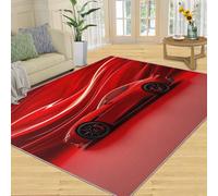 Sci-Fi Cars Alfombra de 100 x 150 cm, Lavable, supercoches, para Sala de Estar, Suave, Antideslizante, moqueta para Dormitorio, Mesa de Comedor, mesita de Noche, decoración Interior