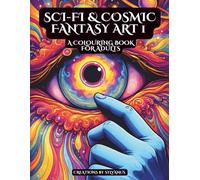Sci-Fi & Cosmic Fantasy Art 1: A colouring book for Adults (Relaxing, but Complicated)