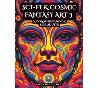 Sci-Fi & Cosmic Fantasy Art 3: A colouring book for adults (Relaxing, but Complicated)