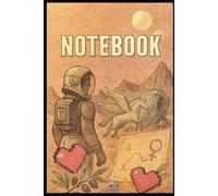 Sci-Fi Fantasy Notebook: Lined Writing Journal with Astronaut and Mythical Pegasus Artwork