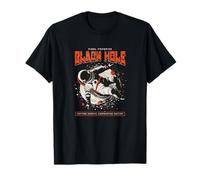 Sci Fi Final Frontier Black Hole desafía la Gravedad Camiseta