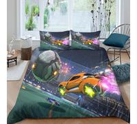 sci-fi futuristic style Funda Edredon Microfibra Suave 3 Piezas Compuesto Estampado 3D sci-fi futuristic estilo Funda de Edredón con Funda de Almohada Suave Antialérgica for niña Double（200x200cm）