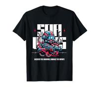Sci Fi Ops descubre lo Desconocido Abraza el Infinito Camiseta