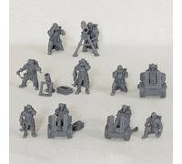 Sci-Fi RPG - Escena en miniatura de 25 mm - Modelos militares de explorador
