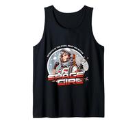 Sci Fi Space Girl Defender of The Stars Listo para La Acción Camiseta sin Mangas