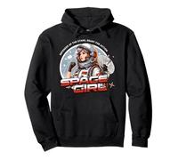 Sci Fi Space Girl Defender of The Stars Listo para La Acción Sudadera con Capucha