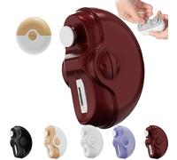 Sciasi Electric Nail Clipper, Currymessi 2 in 1 Electric Polishing Automatic Nail Clippers, 2 Speed, Usb Rechargeable Cordless Electric Nail File Kit, Nail Trimmer for Seniors, Kids, Adults (Red)