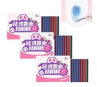 Sciasi Toilet Cleaning Sticks, 8Pcs Cleaning Perfume Stick, Multi-Functional Concentrated Long-Lasting Clean Agent Tablets Block, Deodorizing Freshnes (3)