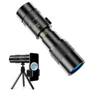 SCIBOR Telescopio Monocular Profesional, 4K 10-300X40mm HD Impermeable Y Antivaho Monoculares, con Soporte para Teléfono Inteligente Y Trípode, para Observación De Aves Viaje Partidos Fútbol