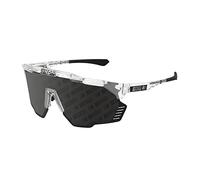 Scicon Gafas de sol deportivas Aeroshade Kunken Monogram Sports Performance (SCNPP Monogram Multimirror Silver/Crystal Gloss)