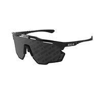 SCICON Sports Aeroshade Kunken Monogram - Gafas de sol de rendimiento deportivo (SCNPP Monogram Multimirror plateado/negro brillante)