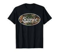 Science Camouflage Vintage Inspired Stem Aesthetic Camiseta
