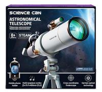 Science Can Telescopio infantil de 70 mm de apertura (16 x 120 x) para principiantes, con trípode y adaptador de teléfono móvil, grandes regalos para niños y niñas de 8 a 12 años