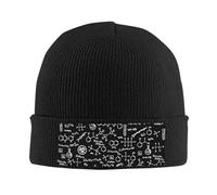 Science Chemistry Pattern Knitted Hats Winter Warm Beanies Cap Unisex Knit Bonnet Caps Fashion