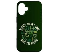 Science DoDon't Care What You Believe Diseño Envejecido Carcasa para iPhone 16
