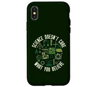 Science DoDon't Care What You Believe Diseño Envejecido Carcasa para iPhone X/XS