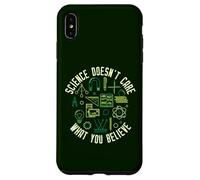 Science DoDon't Care What You Believe Diseño Envejecido Carcasa para iPhone XS MAX
