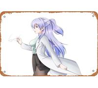 Science Fell In Love So I Tried To Prove It, póster de anime de Ayame Himuro para decoración de pared del hogar, letrero de metal retro de 20 x 30 cm