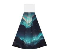 Science Fiction Stars - Toallitas de mano de terciopelo coral - Toallas colgantes para cocina, baño, camping, al aire libre e higiene personal