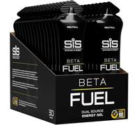 Science in Sport BETA Fuel Gels, Sin Sabor, 30 x 60ml | Gel Energético de Doble Fuente, 40 g de Carbohidratos, Maltodextrina-Fructosa 1:0,8, Para Resistencia