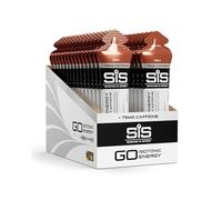 Science in Sport GO Energy + Caffeine 30x60ml Cola, Vegano - Gel con 150mg de cafeína y 22g de carbohidratos, Energía para deportes de resistencia
