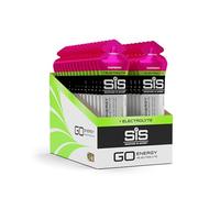 Science in Sport GO Energy Gel + Electrolyte Gel 30x60ml Frambuesa, Vegano - Ideal para aumentar la energía y equilibrar los electrolitos