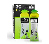 Science in Sport GO Energy Gel + Electrolyte Gel 6x60ml Menta limón, Vegano - Ideal para aumentar la energía y equilibrar los electrolitos