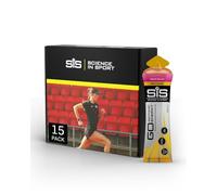 Science in Sport GO Isotonic Energy Gel 15x60ml Macedonia, vegano - Formulación isotónica con 22g de carbohidratos, Buen aporte de energía, Alternativa ideal a las bebidas isotónicas