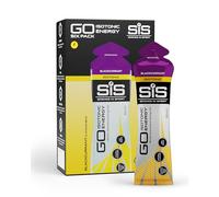 Science in Sport GO Isotonic Energy Gel 6x60ml Grosella negra, Vegano - Formulación isotónica con 22g de carbohidratos, Alternativa ideal a las bebidas isotónicas
