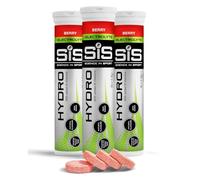 Science in Sport Tabletas Hydro 20 pcs. Baya - Tabletas de electrolitos, veganas y sin gluten, Tabletas efervescentes para estimular la hidratación y para un equilibrio de electrolitos.