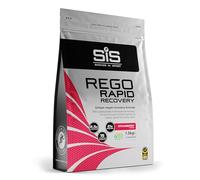 Science in Sport REGO Rapid Recovery, Fresa, 1,5 kg | Bebida de Recuperación, Fórmula Vegana con 21 g de Proteína de Soja, 22 g de Carbohidratos y Vitaminas C y B6 Añadidas