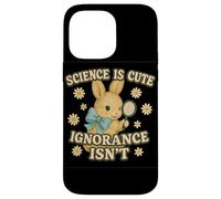 Science Is Cute Ignorance Isn'T Funny Rabbit Retro Design Carcasa para iPhone 14 Pro MAX